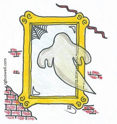 Do ghosts know they are dead ghost looking mirror
